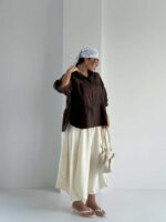 شومیز چین دار اناهیتا کد 220727 - تصویر 16
