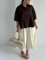 شومیز چین دار اناهیتا کد 220727 - تصویر 17