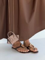 صندل SLIDE سگک بیضی کد 141215 - تصویر 9