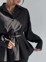 شومیز کمربندی کد 220733 - تصویر 7