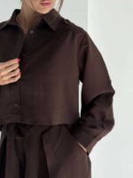 ست شومیز و شلوار الیزابت کد 160973 - تصویر 7