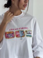 تیشرت نیم تنه SARDINES کد 180815 - تصویر 3