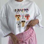 تیشرت نیم تنه HAPPY DOG کد 180810