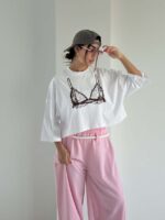 تیشرت نیم تنه BRA کد 180812 - تصویر 3