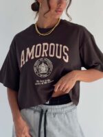 تیشرت نیم تنه AMOROUS کد 180853