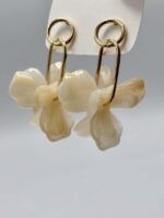 گوشواره گل دار کد 310906 - تصویر 3