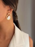 گوشواره میناکاری 2 تیکه کد 310904