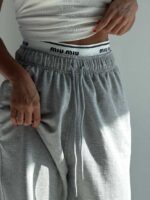 شلوار بگ کشی MIU MIU کد 102306 - تصویر 2