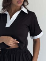 ست تیشرت و شلوار یقه هفت کد 160995 - تصویر 14