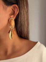 گوشواره سنگی آویزدار کد 310898