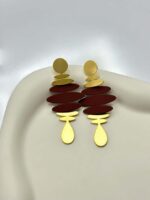 گوشواره طرحدار کد 310882 - تصویر 4