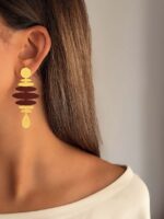 گوشواره طرحدار کد 310882