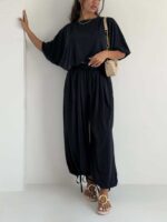 ست تیشرت و شلوار گت دار کد 160997 - تصویر 13