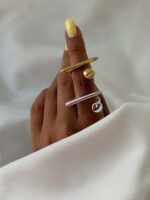 انگشتر خط و گوی کد 310910