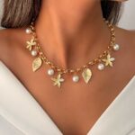 گردنبند چارم مرواریدی کد 310878