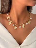 گردنبند چارم مرواریدی کد 310878