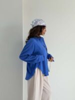 شومیز لینن برش دار کد 220748 - تصویر 28