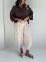 شومیز تک جیب اسلپ کد 220747 - تصویر 8