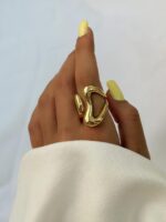 انگشتر مینیمال کد 310884 - تصویر 2