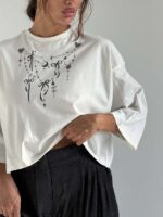 تیشرت نیم تنه پاپیونی کد 180879 - تصویر 12