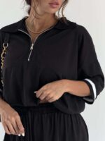 ست تیشرت و شلوار نیم زیپ کد 160996 - تصویر 20