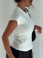 تیشرت وسط زیپ DESTINA کد 180886 - تصویر 6