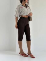 شلوار کاپری ZARA کد 102389 - تصویر 8