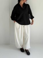 شومیز لینن یقه هفت کد 220743 - تصویر 22