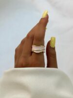 انگشتر میناکاری کد 310931 - تصویر 5