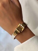 دستبند ساده چرم کد 310978 - تصویر 3