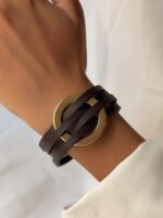 دستبند چرمی کد 310987 - تصویر 9
