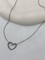 گردنبند تک قلب کد 310957 - تصویر 3