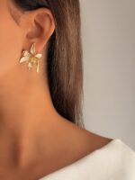 گوشواره رنگی MINJU کد 310986 - تصویر 2