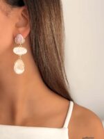 گوشواره آویزدار شاینی کد 311041 - تصویر 5