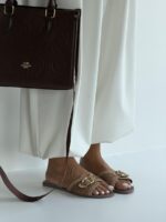 صندل حصیری تک سگک کد 141273 - تصویر 2