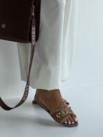 صندل حصیری تک سگک کد 141273