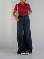شلوار جین سوپر بگ THICK ک 102409 - تصویر 2