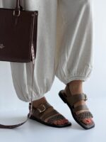 صندل 2 سگک کد 141293 - تصویر 5