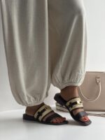 صندل HERMES قفل دار کد 141290 - تصویر 9