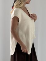 وست بافت بغل چاک PICKK UPP کد 201176 - تصویر 4
