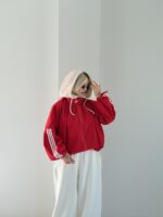 سوییشرت یقه بند ADIDAS کد 201167 - تصویر 4