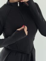 ست بلوز و شلوار نیم زیپ کد 161068 - تصویر 17