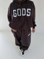 ست هودی و شلوار GODS کد 161027 - تصویر 15