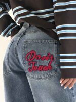 شلوار جین DONT TOUCH کد 102457 - تصویر 2