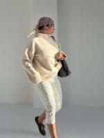 پلیور بافتنی یقه نیمه اسکی NISAN کد 201095 - تصویر 15