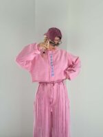 ست دورس و شلوار سنگشور کد 161038 - تصویر 9