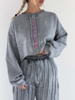 ست دورس و شلوار سنگشور کد 161038 - تصویر 15