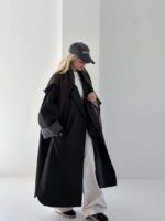 ست کیف و کت بلند راه راه کد 161051 - تصویر 12