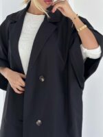 کت بلند کلاه دار کد 161048 - تصویر 2