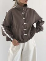 سوییشرت بارونی گره ای کد 201145 - تصویر 24